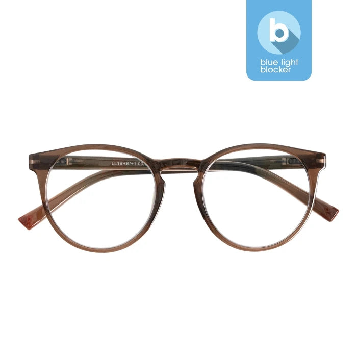 Lesebrille mit Blaulichtfilter, PAPILLON, hazel | Looplabb - toietmoi-laboutique