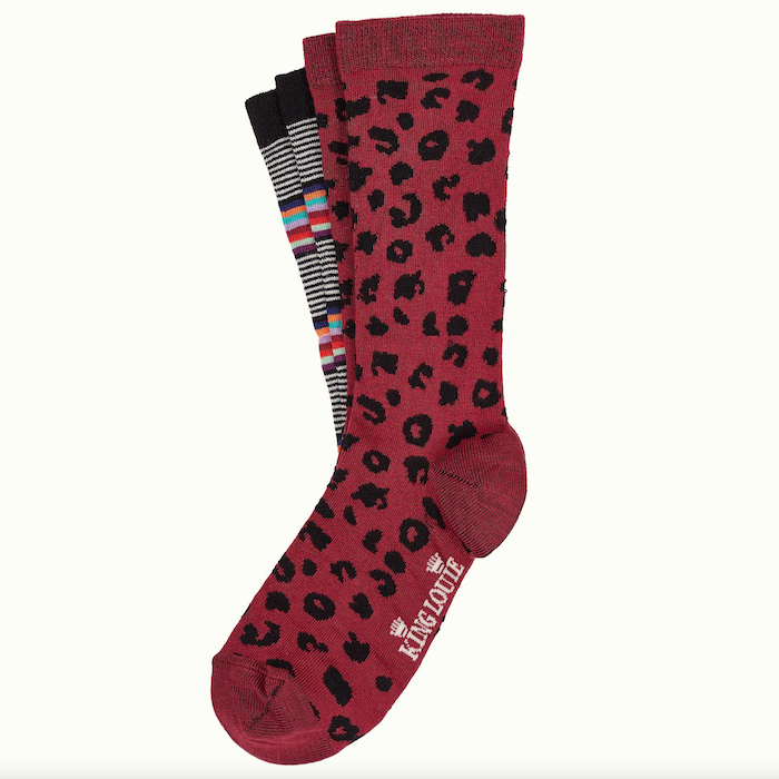 Geschenkbox mit 2 Paar Socken, TORTOLA, bordeaux | King Louie - toietmoi-laboutique