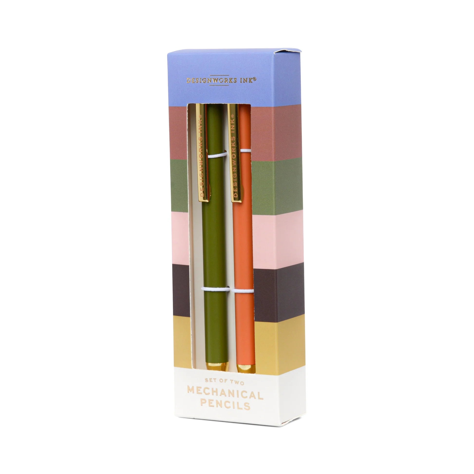 Druckbleistifte 2 Stk., grün/orange | Designworks Ink - toietmoi-laboutique