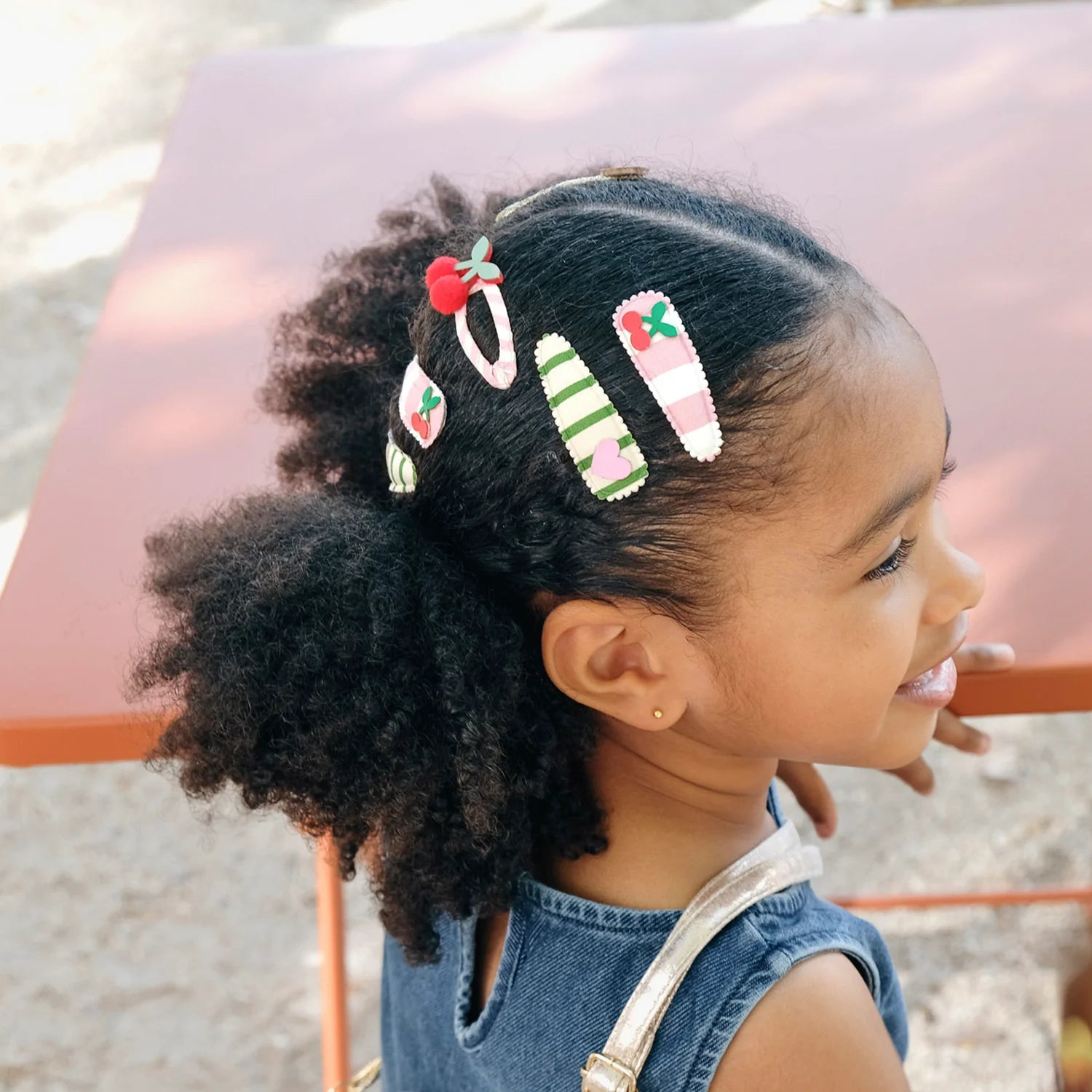 2 Haarspangen, Kirschen/pink | Rockahula - toietmoi-laboutique