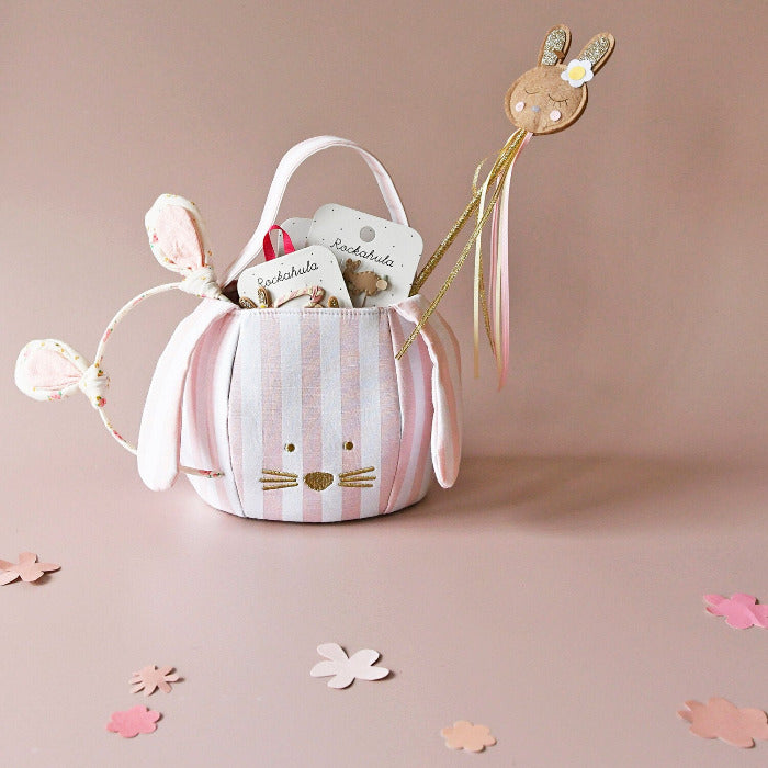 Stoff Korb, Hase | Rockahula - toietmoi-laboutique