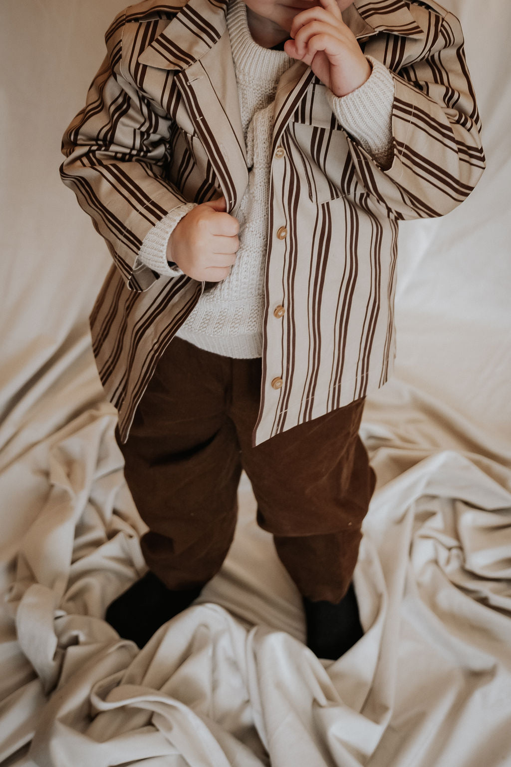 Cordhose, DOLLY, dunkelbraun | Fliink - toietmoi-laboutique