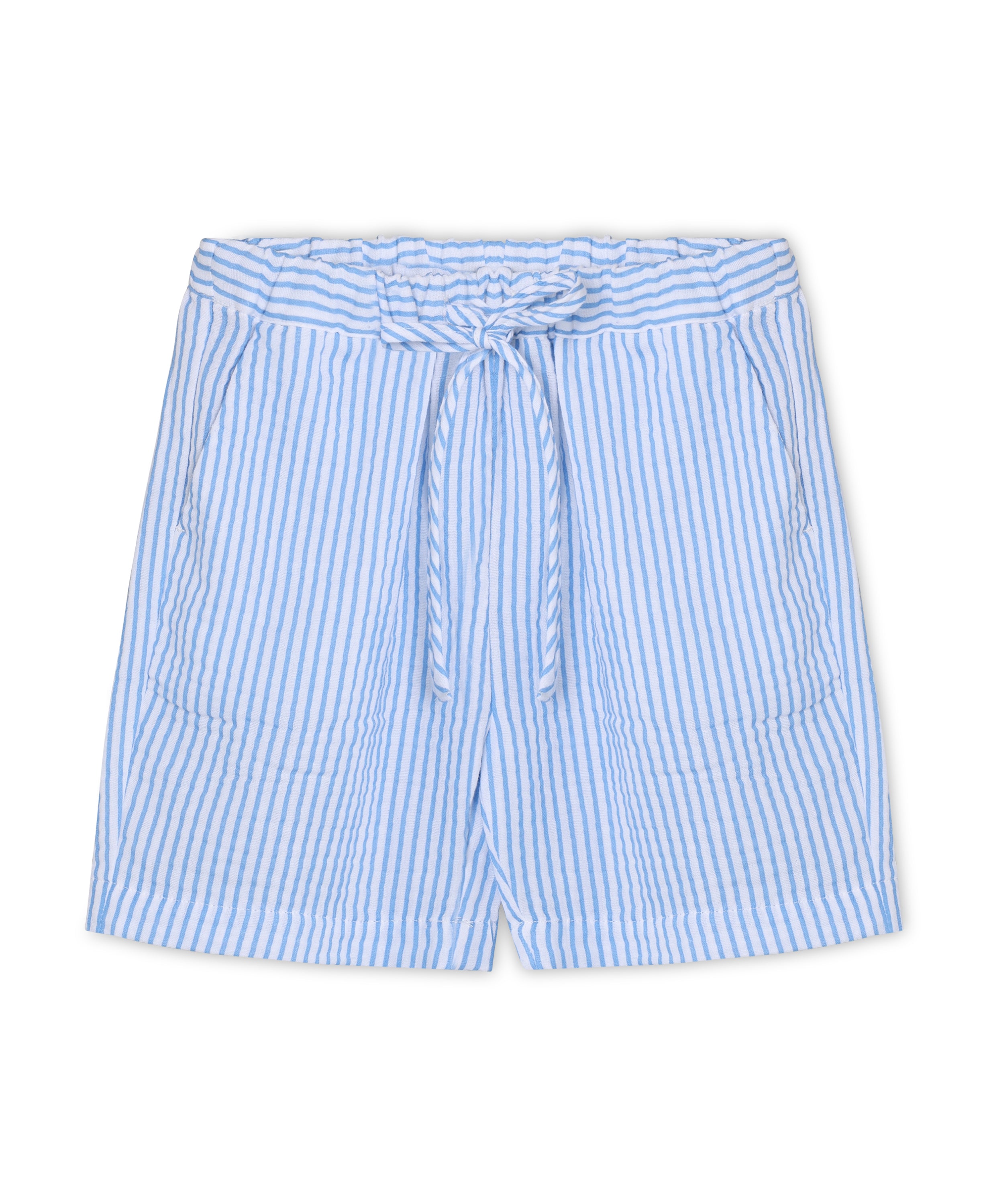 Fliink Shorts, hellblau/weiss gestreift | Fliink - toietmoi-laboutique