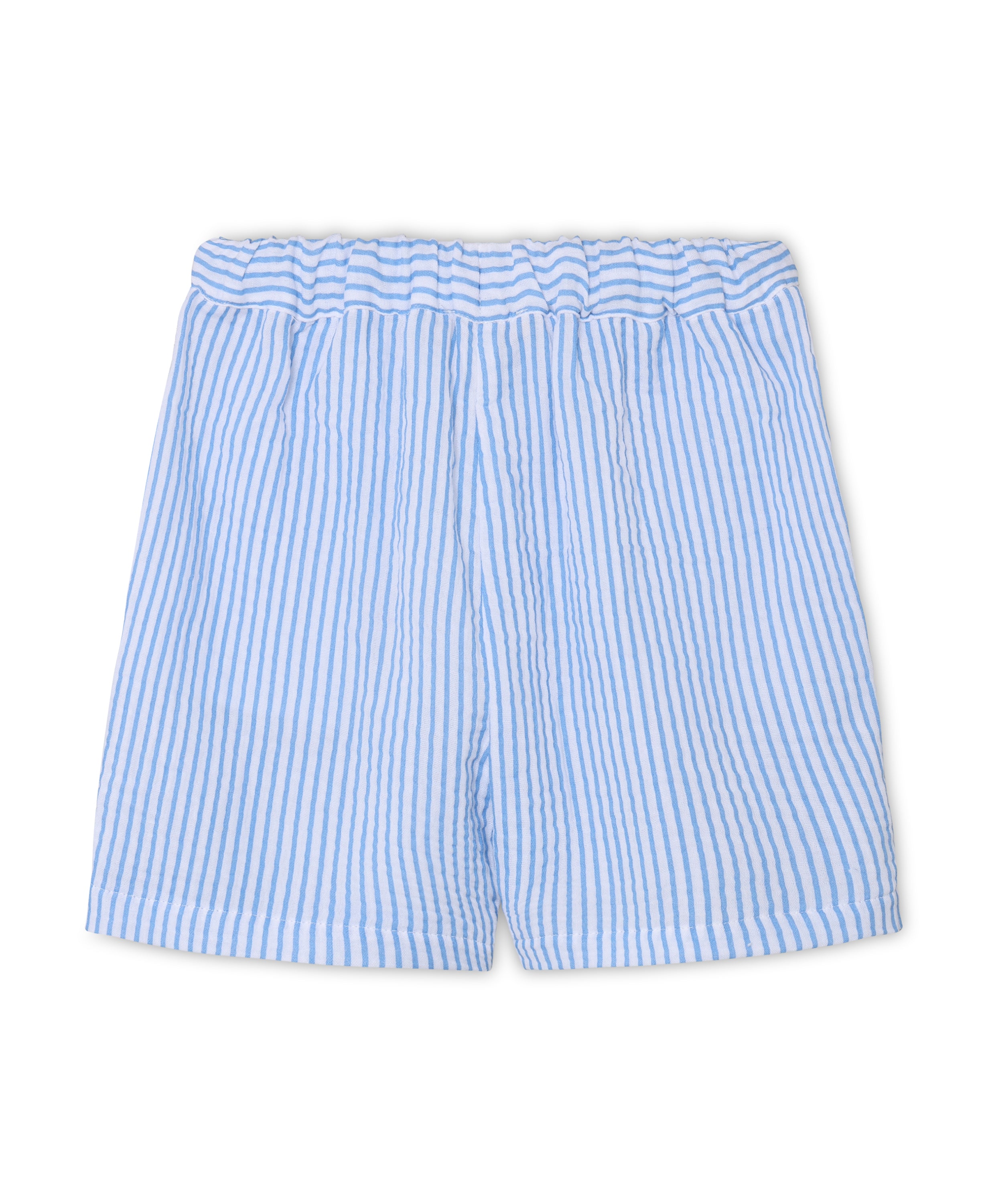 Fliink Shorts, hellblau/weiss gestreift | Fliink - toietmoi-laboutique