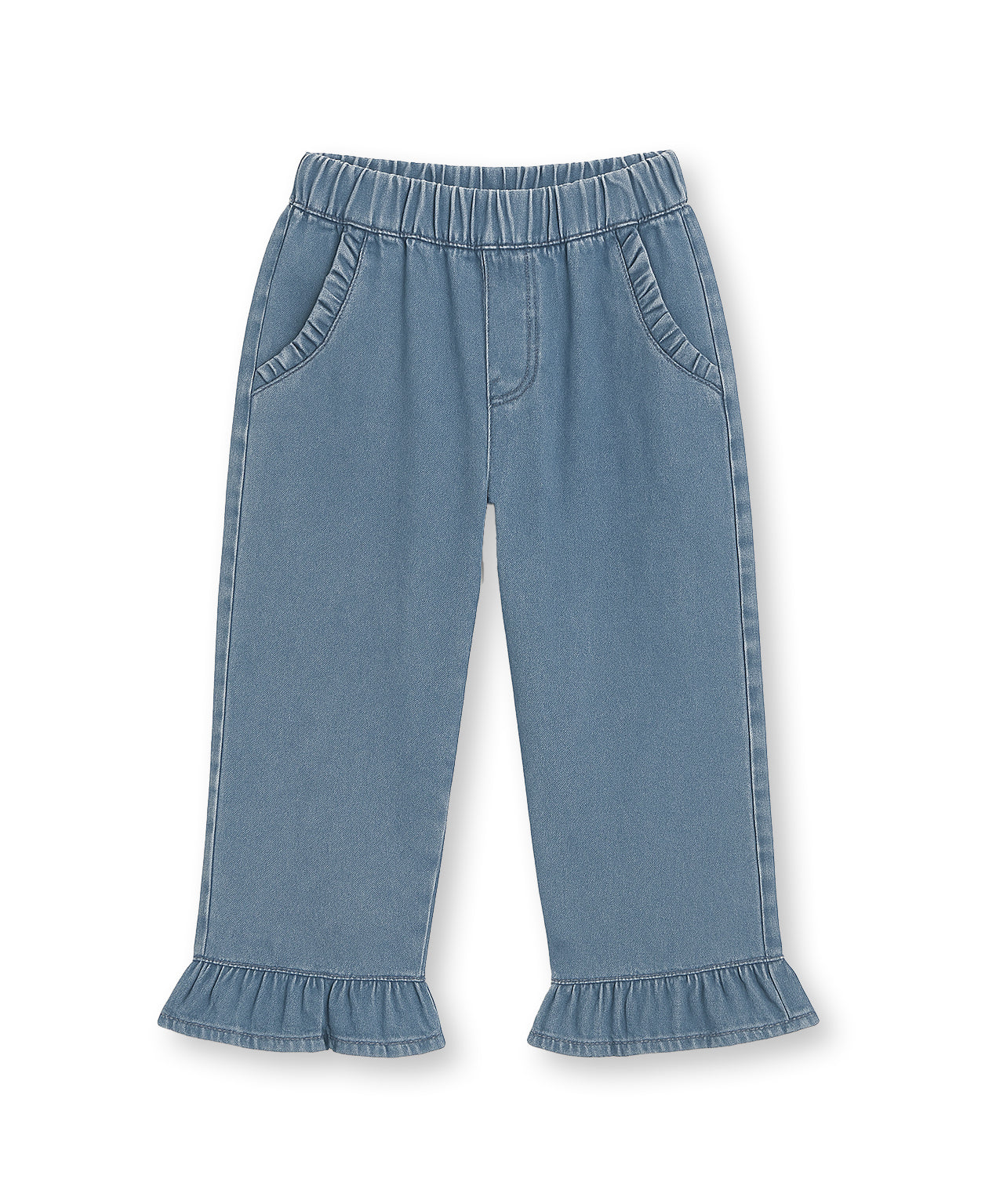 Fliink Jeanshose mit Volantabschluss | Fliink - toietmoi-laboutique