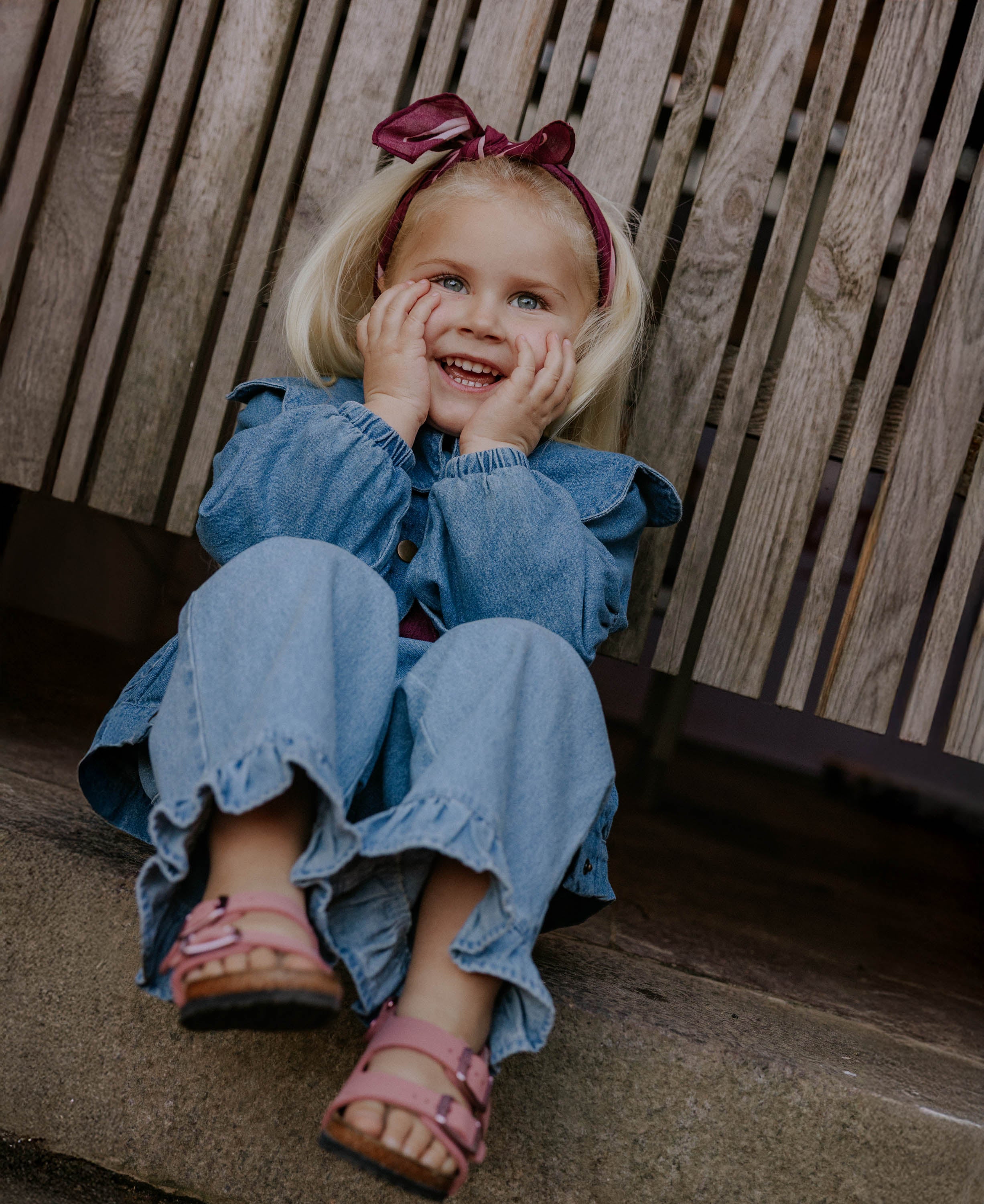 Fliink Jeanshose mit Volantabschluss | Fliink - toietmoi-laboutique