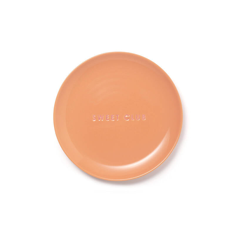 Keramik-Kuchenteller, orange/SWEET CLUB 16cm | Vondels - toietmoi-laboutique