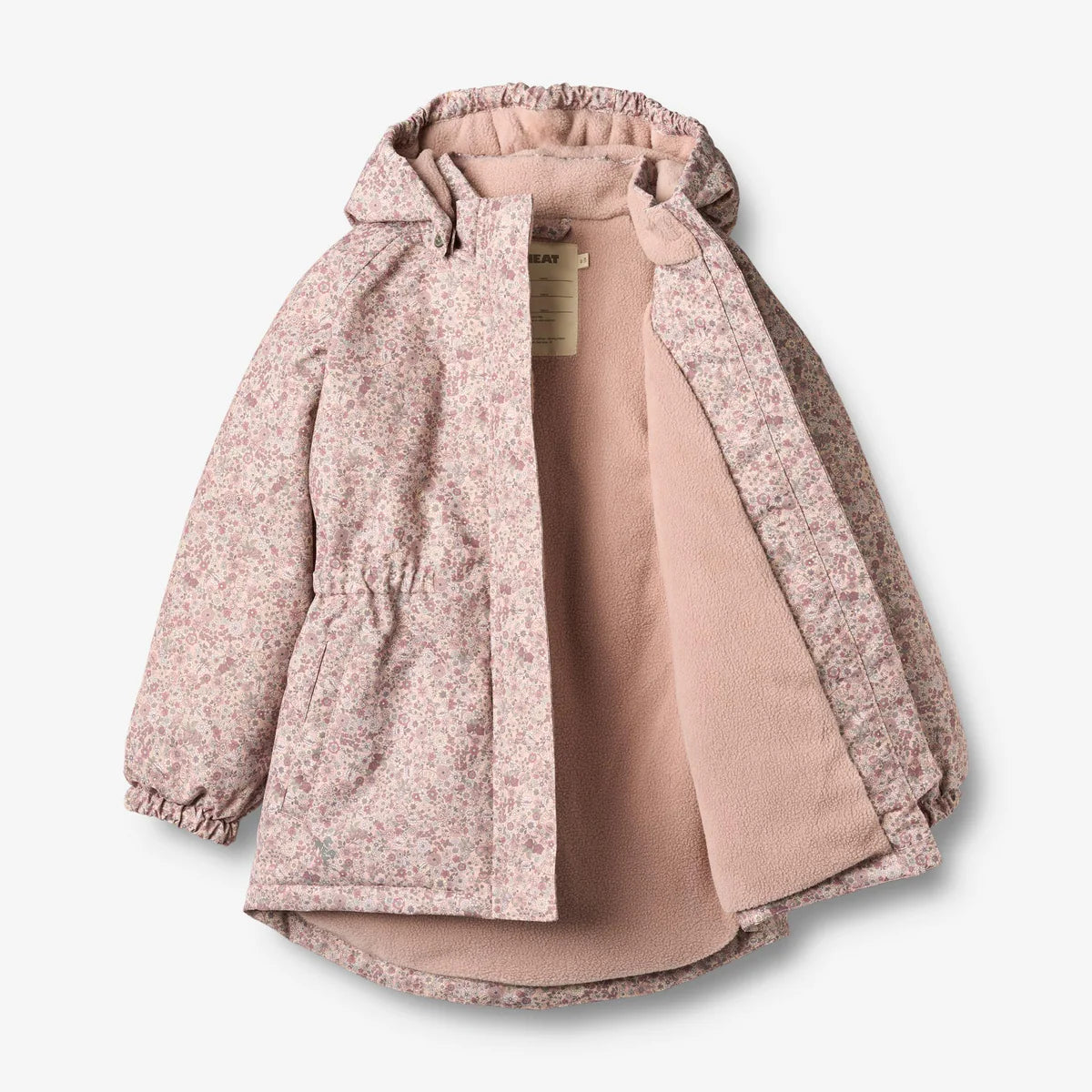 Winterjacke, altrosa/Blümchen | Wheat - toietmoi-laboutique