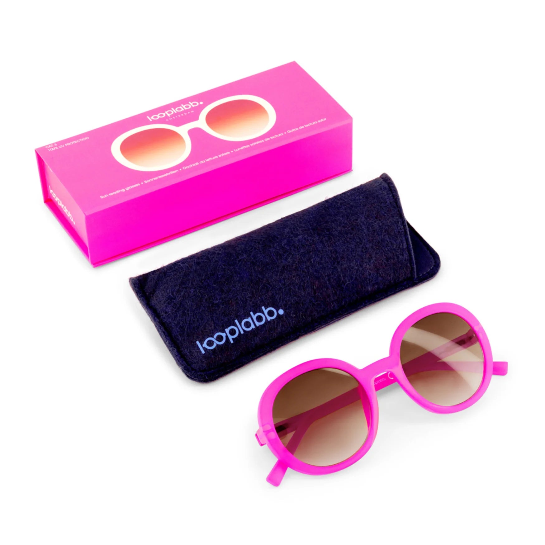 Sonnenbrille, Jane, neon pink | Looplabb - toietmoi-laboutique