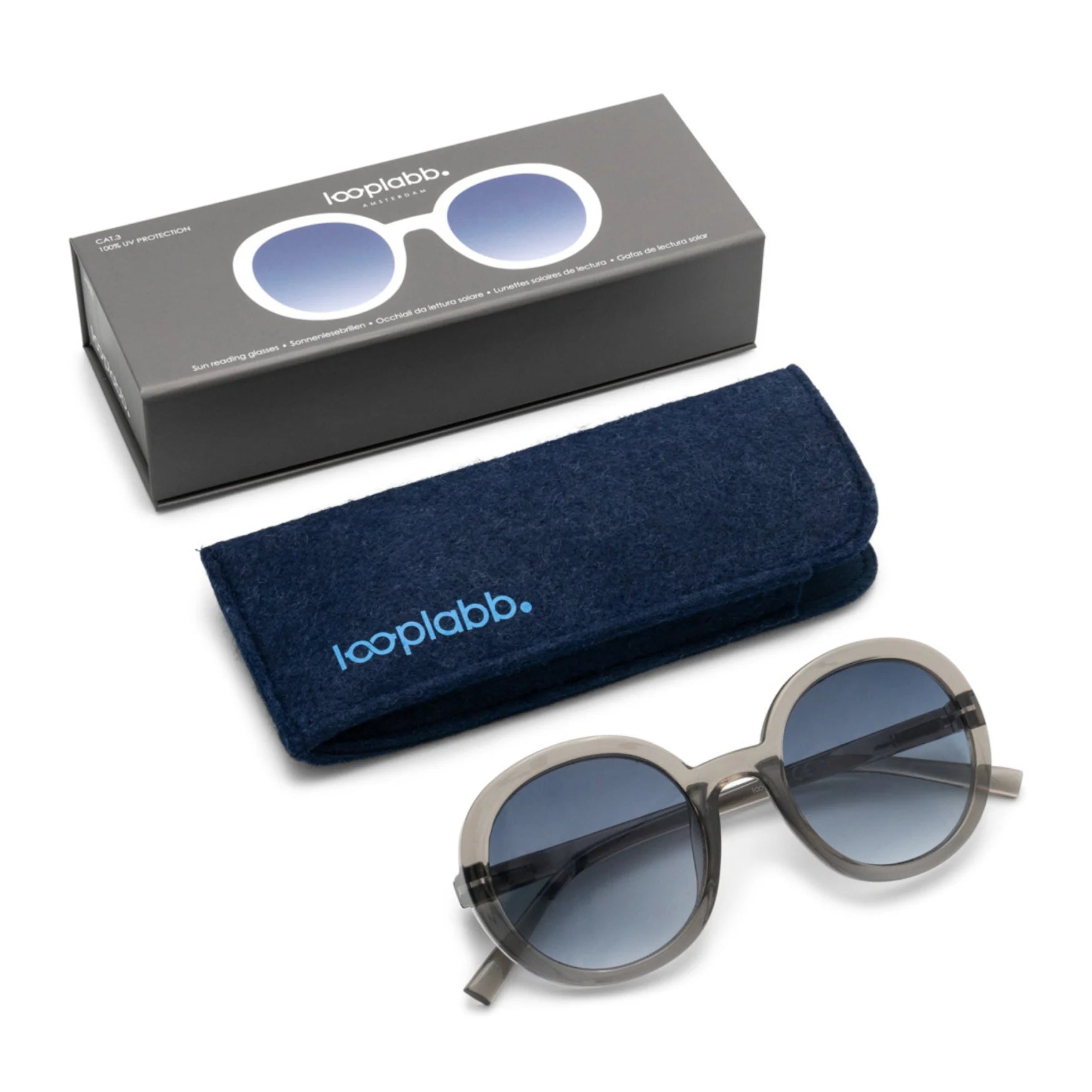 Sonnenbrille, Jane, crystal black | Looplabb - toietmoi-laboutique