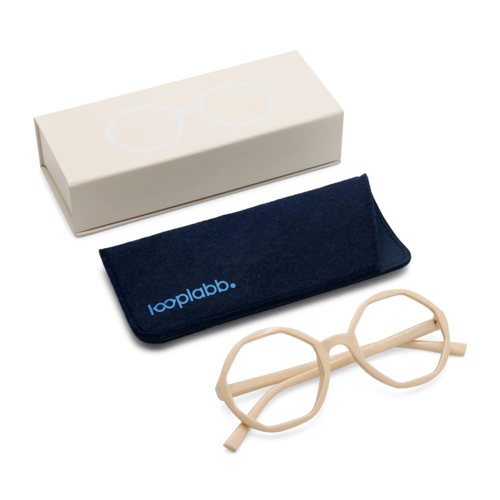 Lesebrille, Lolita, warm white | Looplabb - toietmoi-laboutique