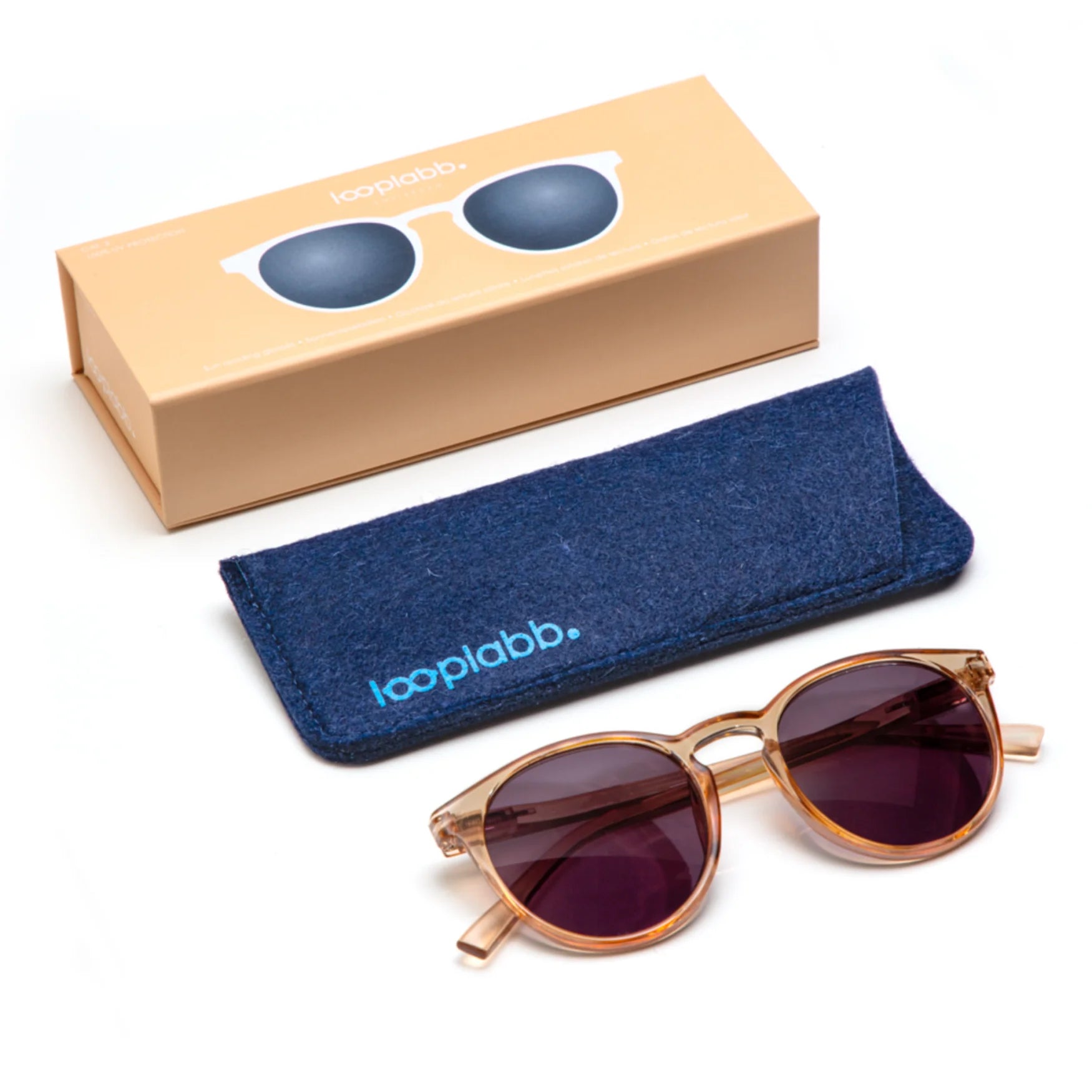 Sonnenbrille, Papillon, crystal champagne | Looplabb - toietmoi-laboutique