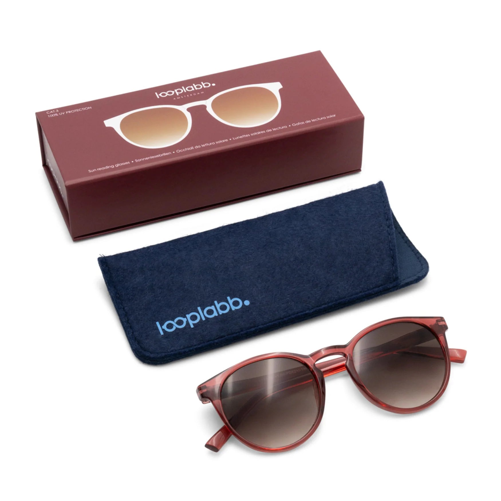 Sonnenbrille, Papillon, cherry | Looplabb - toietmoi-laboutique