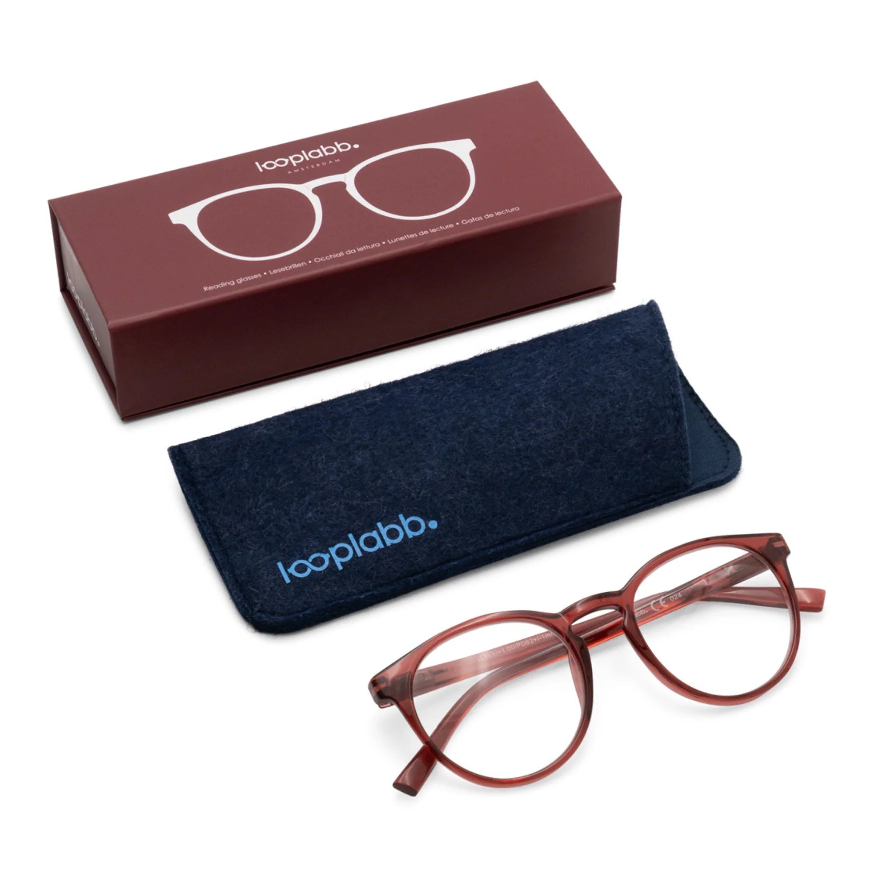 Lesebrille, Papillon, cherry | Looplabb - toietmoi-laboutique