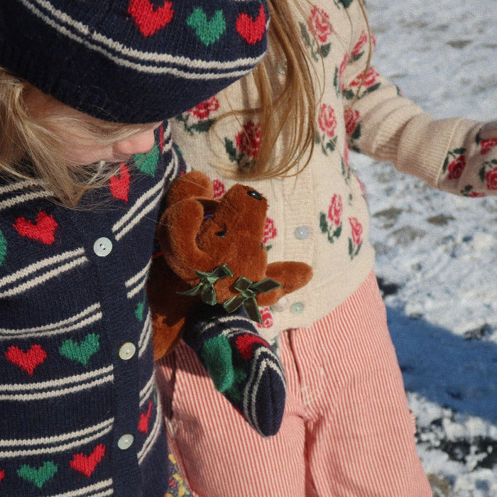 Konges Slojd, Plüschtier, Dackel mit Hundehütte | Konges Slojd - toietmoi-laboutique
