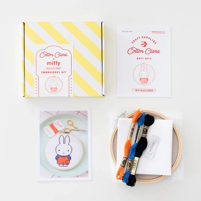 Stickset medium, Miffy/orange | Cotton Clara - toietmoi-laboutique