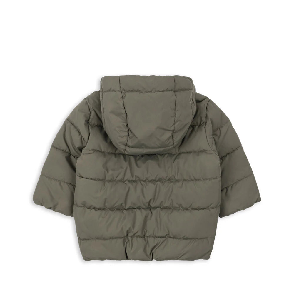 Daunenjacke, olive | Konges Slojd - toietmoi-laboutique