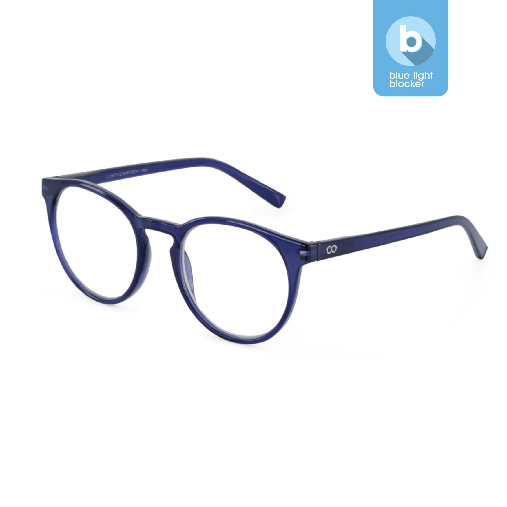 Lesebrille mit Blaulichtfilter, Papillon, blue marine | Looplabb - toietmoi-laboutique