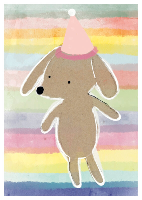 Postkarte, Zirkus Hund | Schöne Grüsse - toietmoi-laboutique