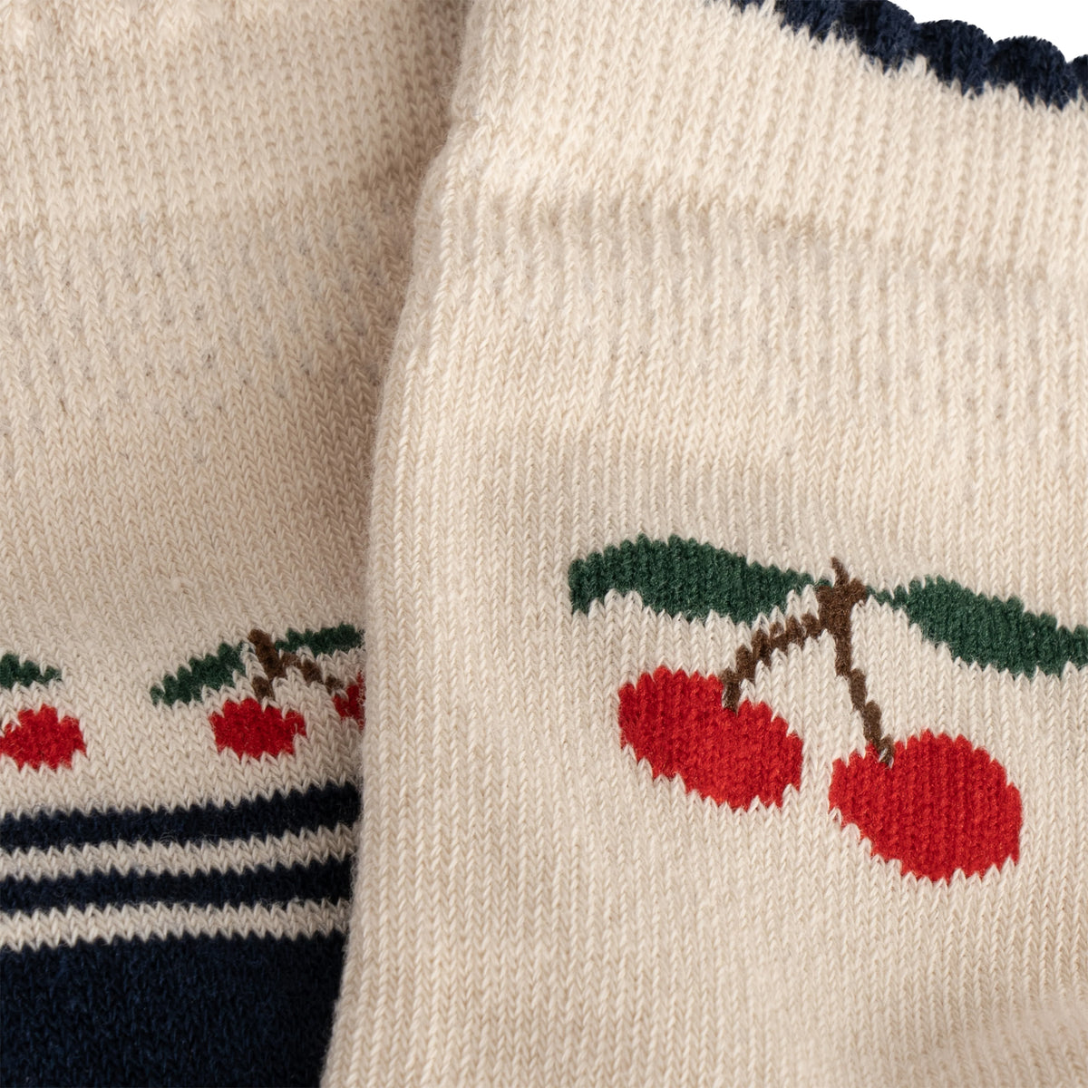 Socken 2-Pack, Kirschen | Konges Slojd - toietmoi-laboutique