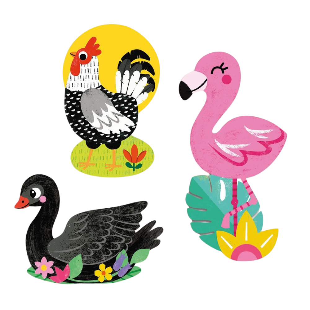 Sticker, kleine Vögel | Djeco - toietmoi-laboutique