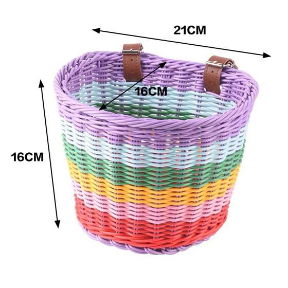 Velokorb für Kinder, Regenbogen | toietmoi-laboutique - toietmoi-laboutique