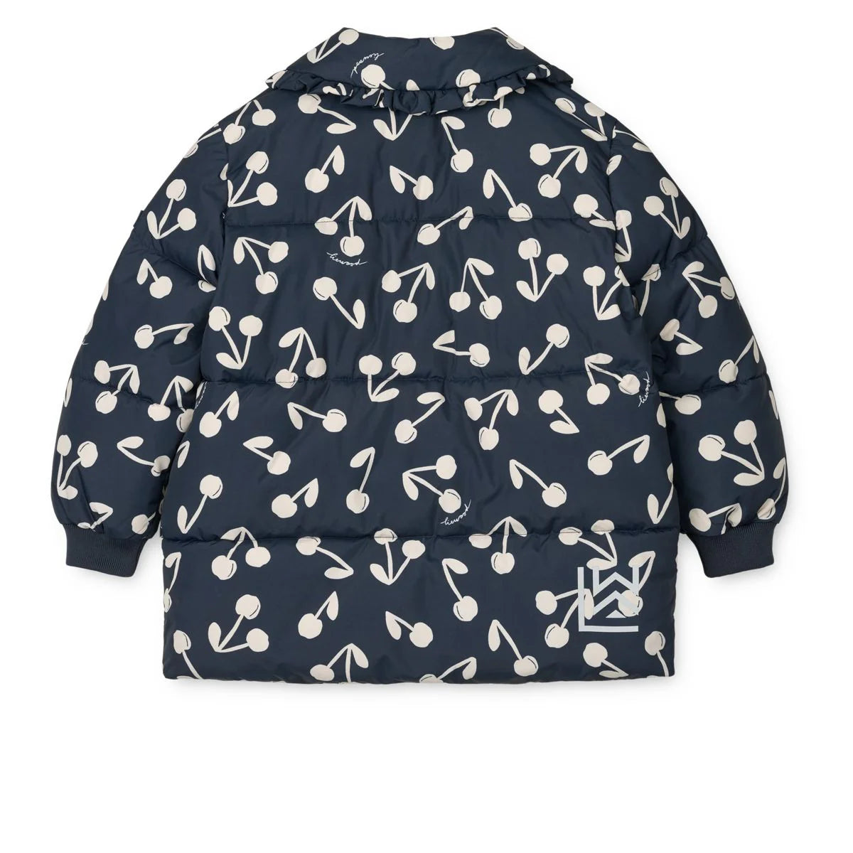 Daunenjacke, ANEMONE, navy/Kirschen | Liewood - toietmoi-laboutique