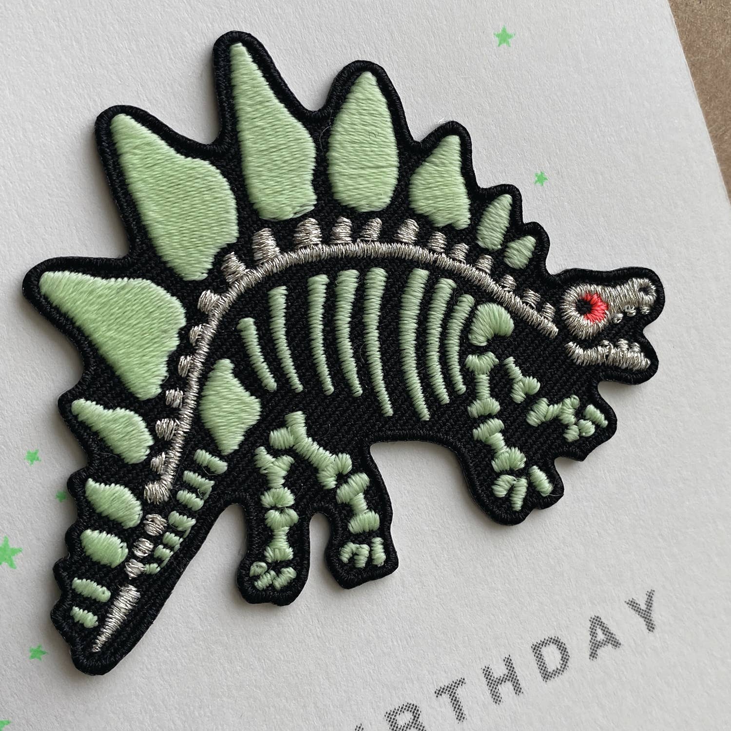 Patchkarte mit Umschlag - Dinosaurier-Skelett | Petra Boase Ltd - toietmoi-laboutique