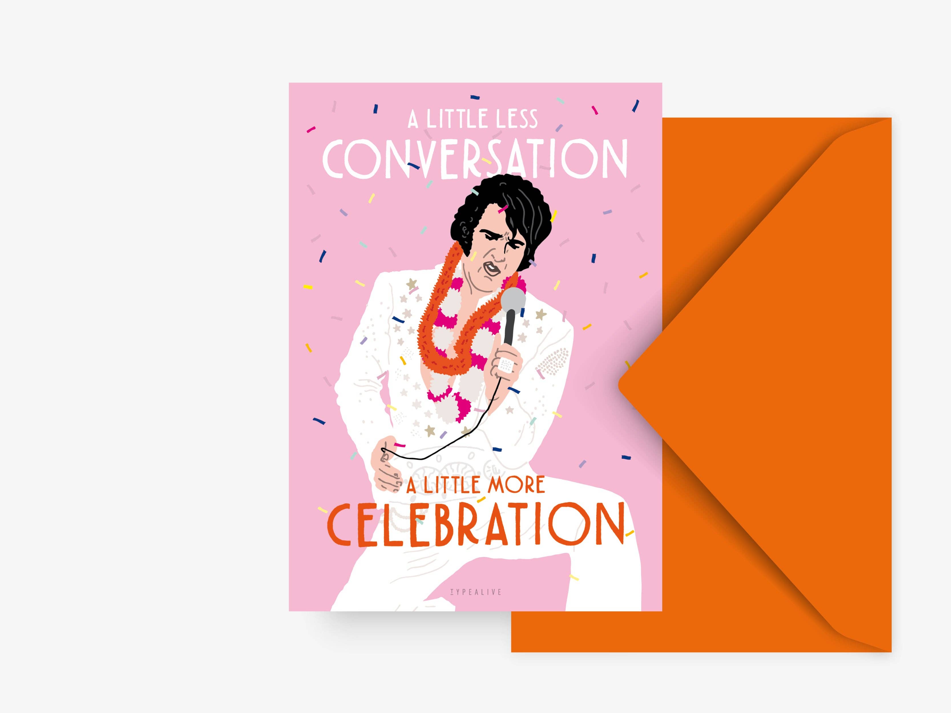 Postkarte / Less Conversation | typealive - toietmoi-laboutique