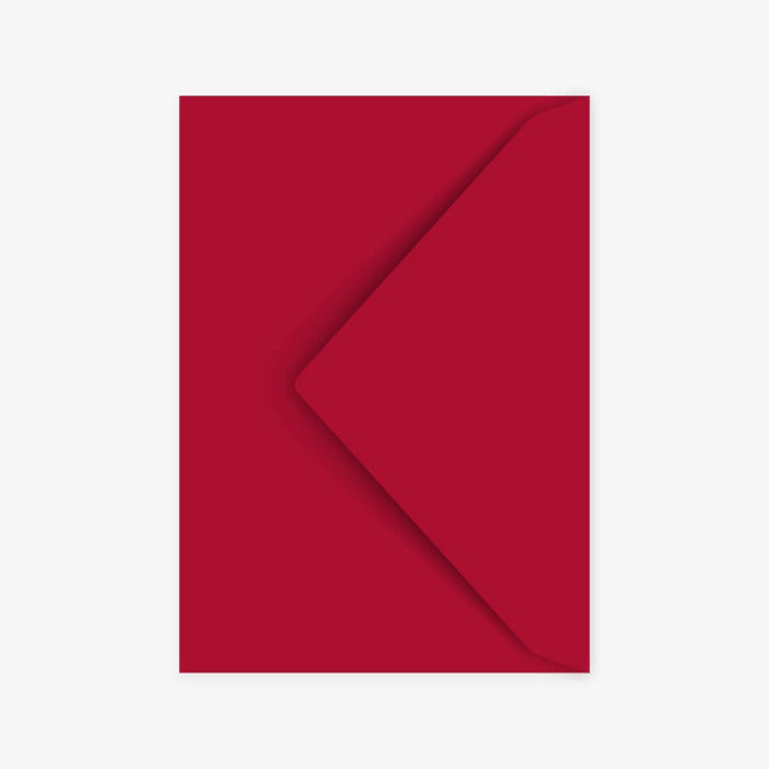 Umschlag / Cherry Red | typealive - toietmoi-laboutique