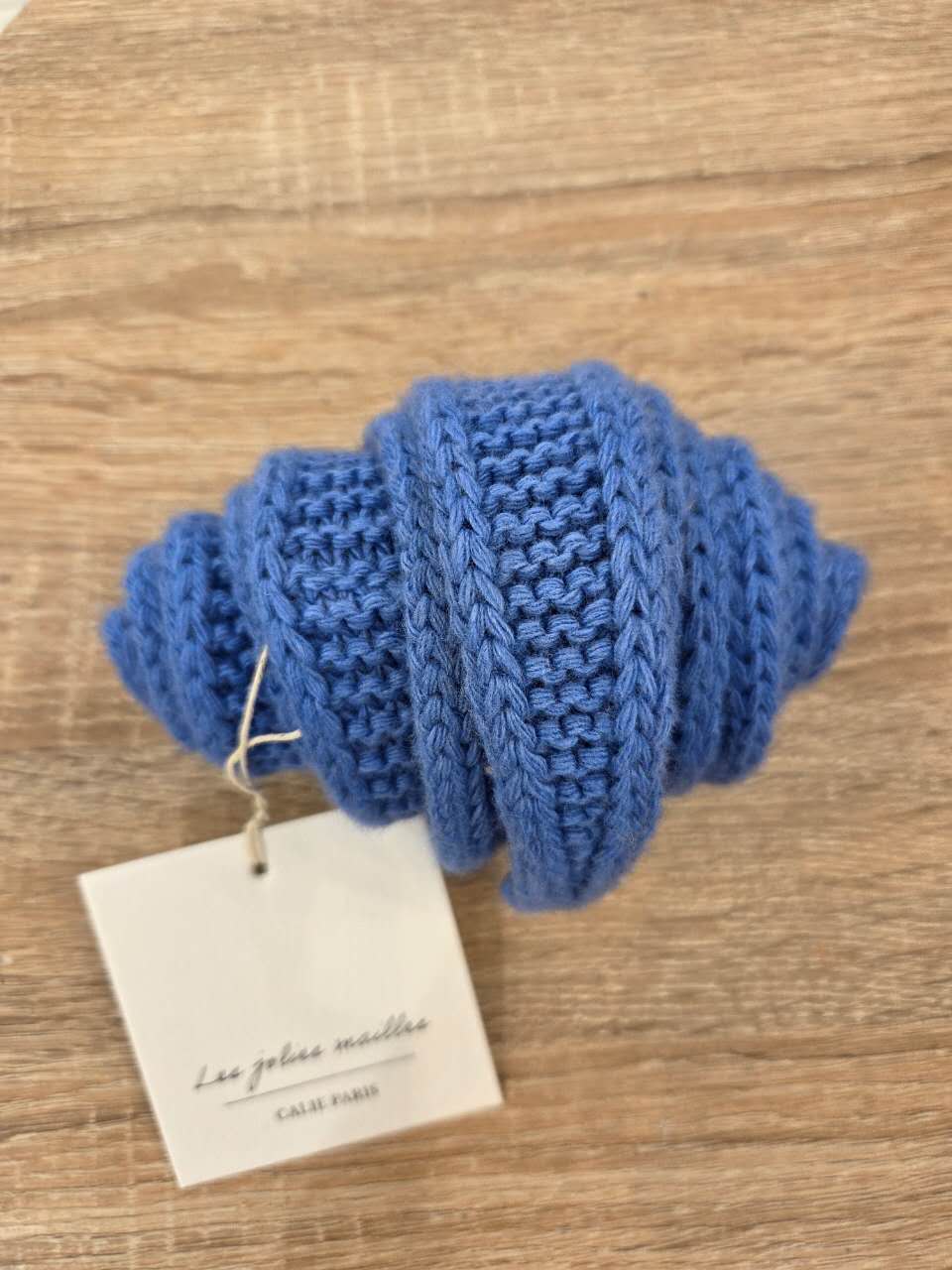 Kleines Dreieckstuch « Sophie »: Sky Blue | Calie Paris - toietmoi-laboutique