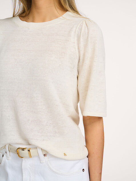 Leinenshirt BRUNE, creme | des petits hauts - toietmoi-laboutique