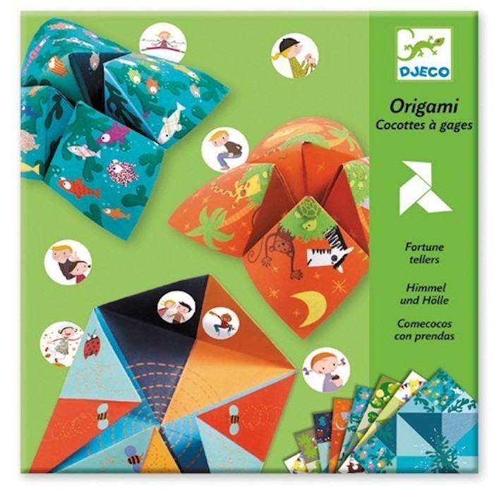 Origami, Himmel und Hölle, grün | djeco - toietmoi-laboutique