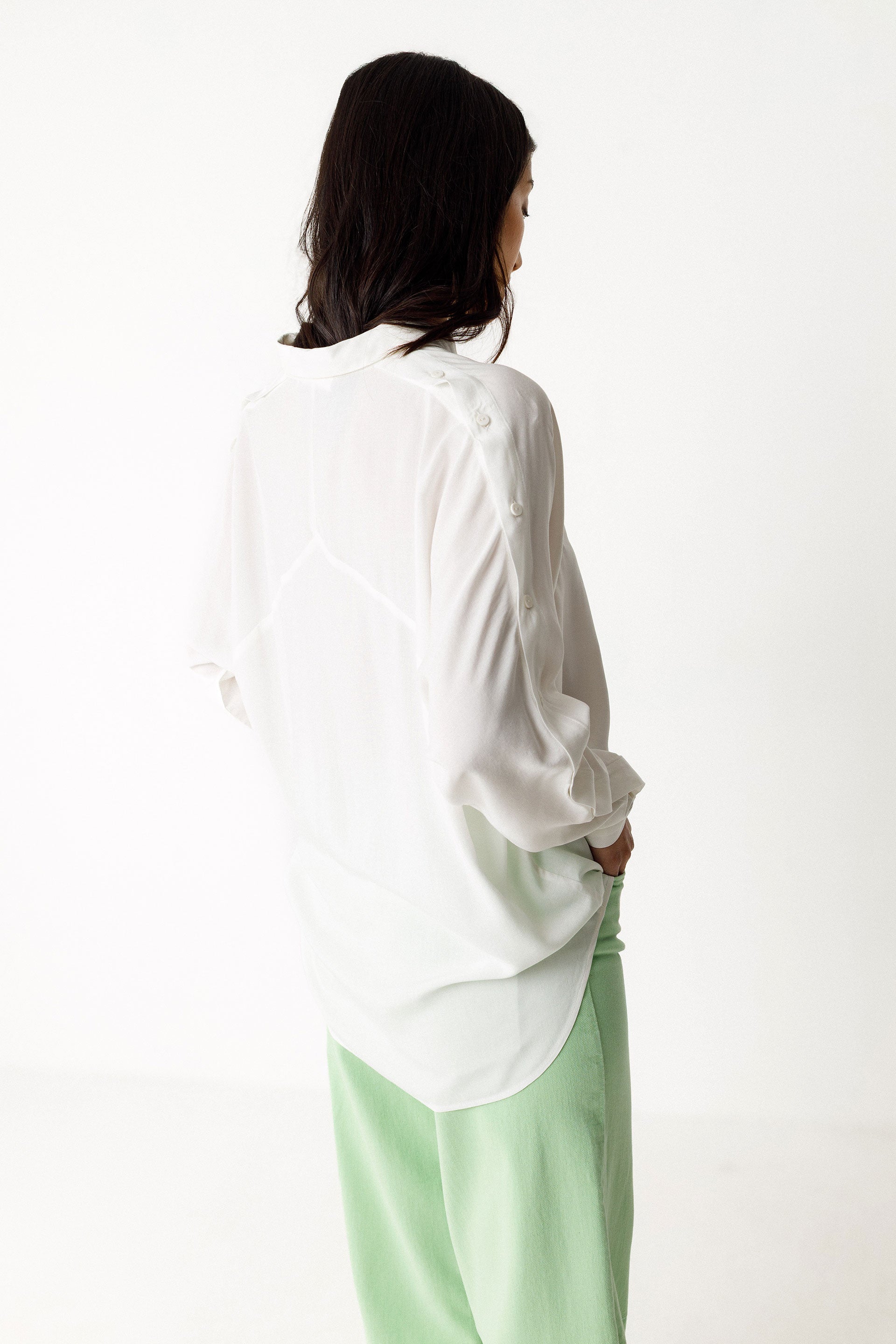 Bluse EKIA, weiss | SKFK - toietmoi-laboutique