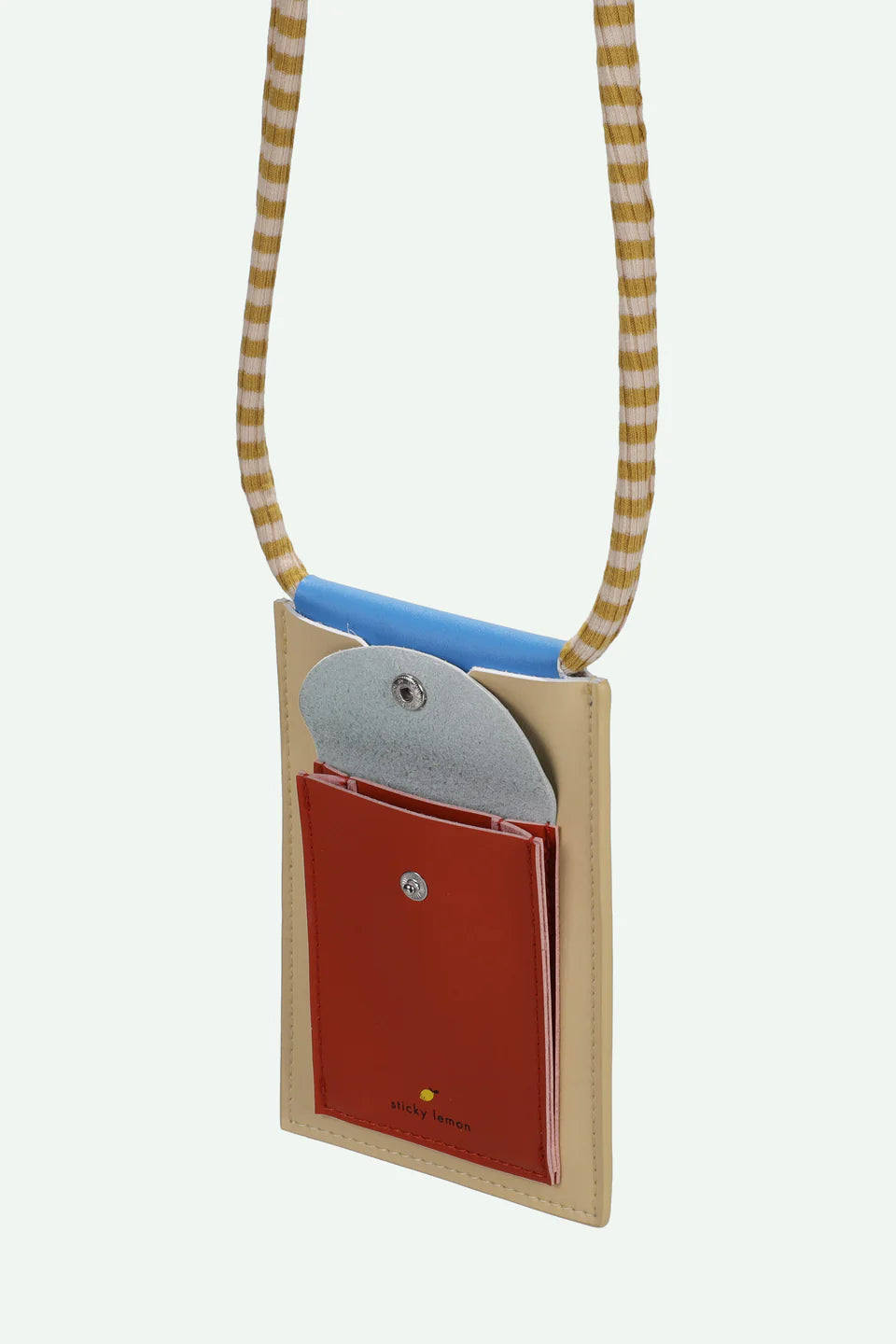 Handytasche / phone pouch SANDY YELLOW - gelb/rostrot | Sticky Lemon - toietmoi-laboutique