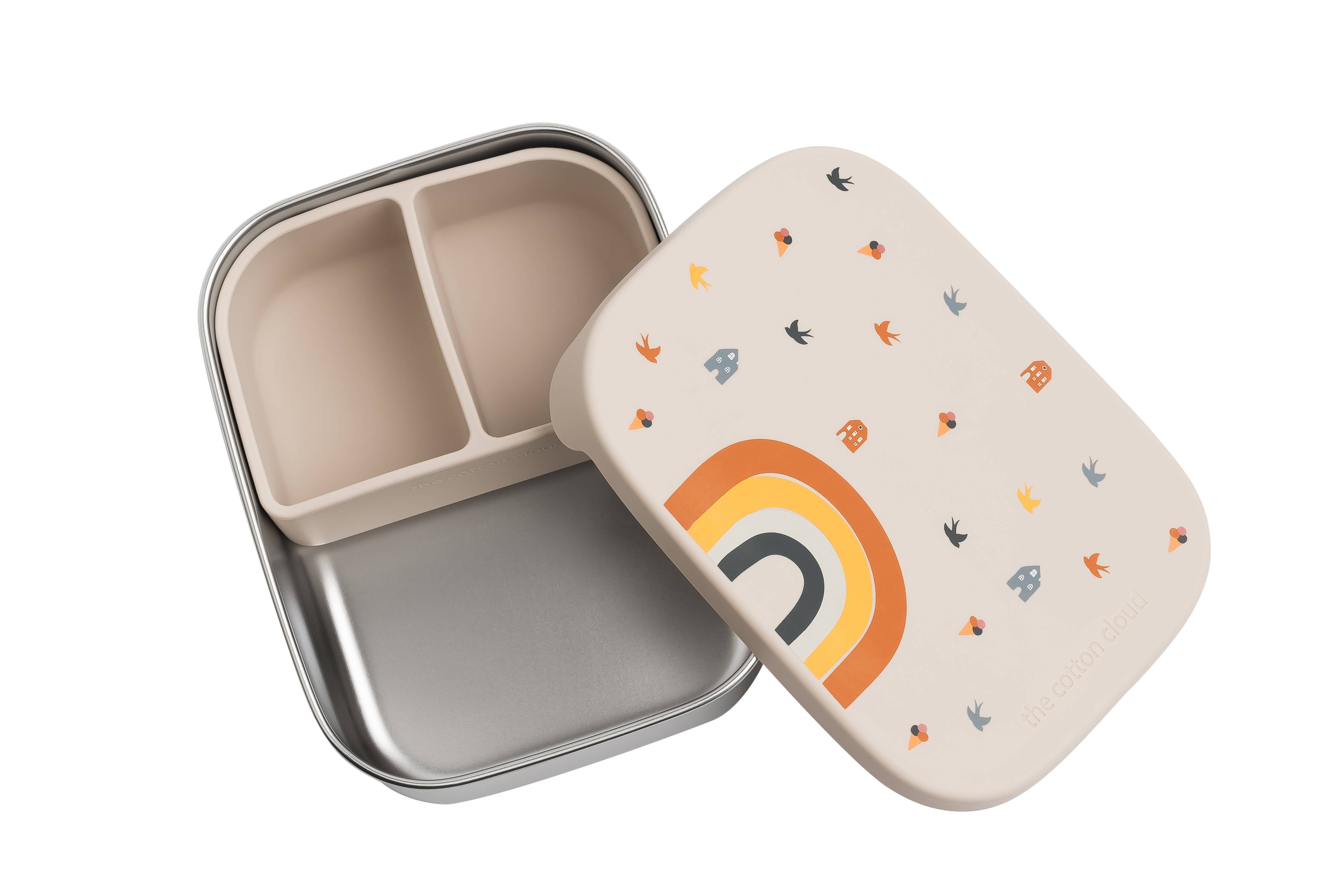 Lunchbox aus Edelstahl, Regenbogen | the cotton cloud - toietmoi-laboutique
