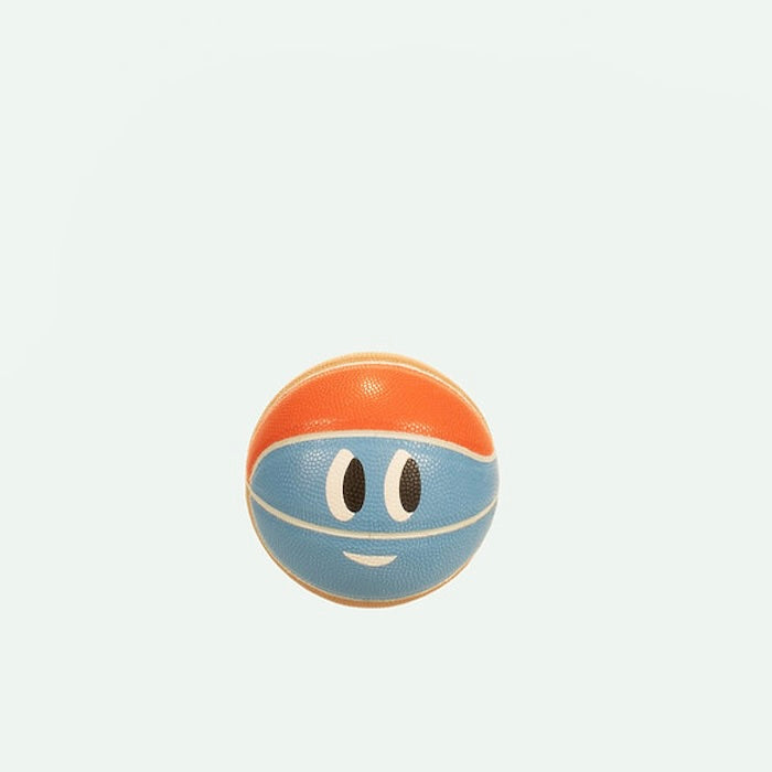 Sportball small, hellblau/orange/braun | Sticky Lemon - toietmoi-laboutique