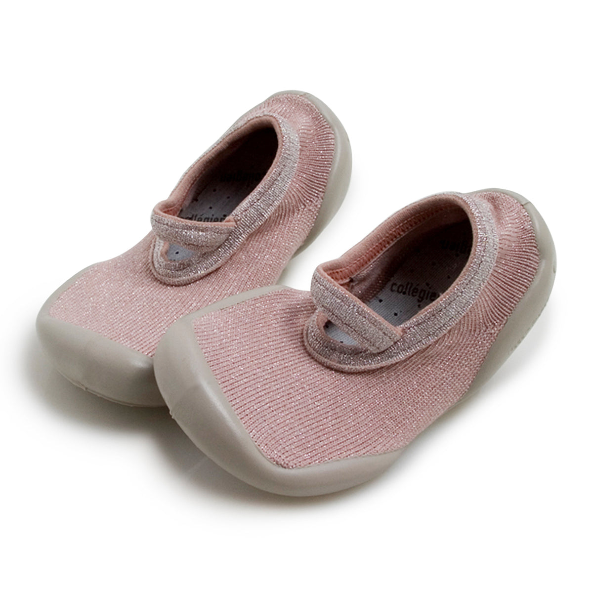 Collégien Finken Ballerinas, rosa Glitzer | Collégien - toietmoi-laboutique