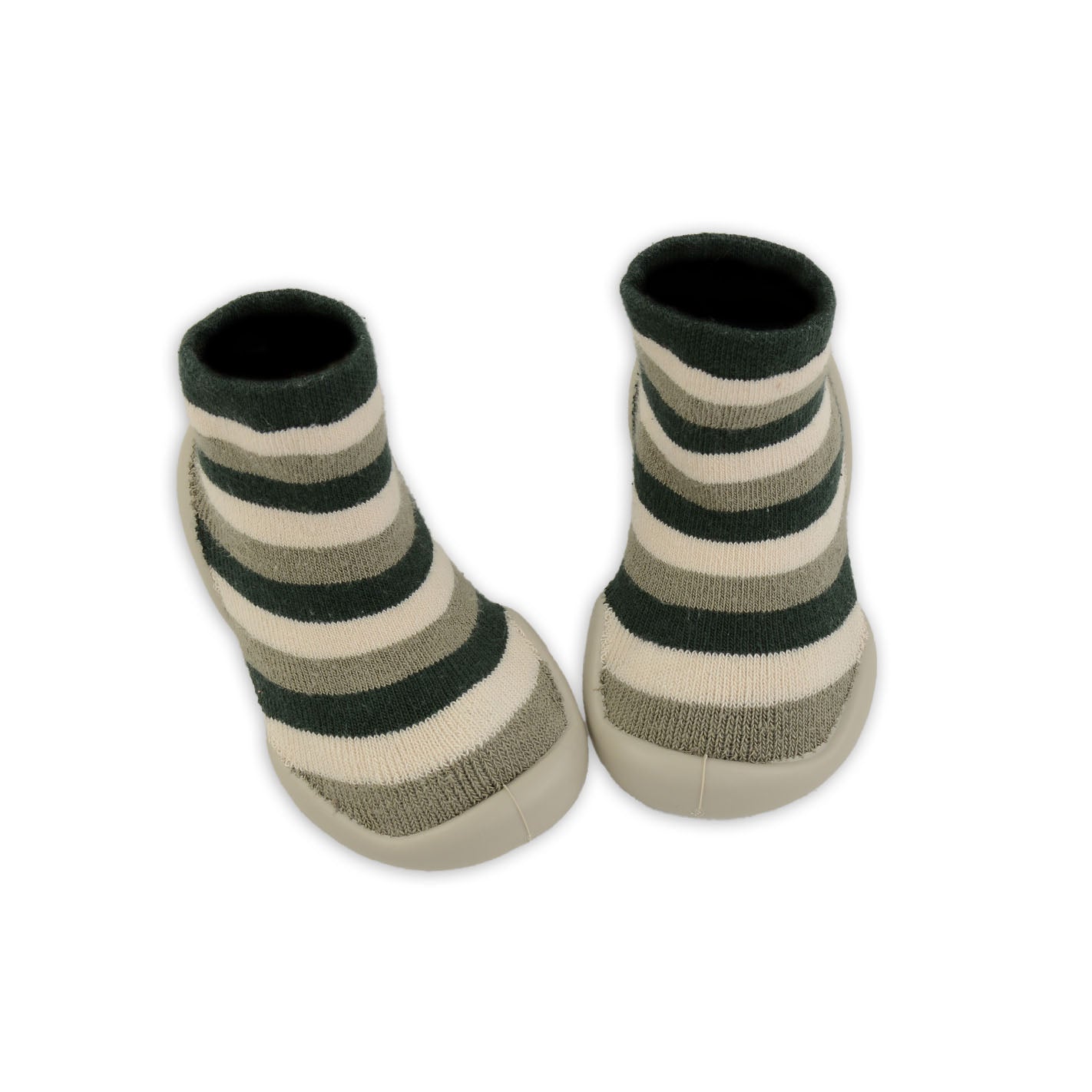 Collégien Finken, grün/gestreift | Collégien - toietmoi-laboutique