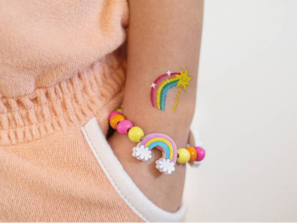 Schmuck Bastelset - Kinderarmband Regenbogen | la petite épicerie - toietmoi-laboutique
