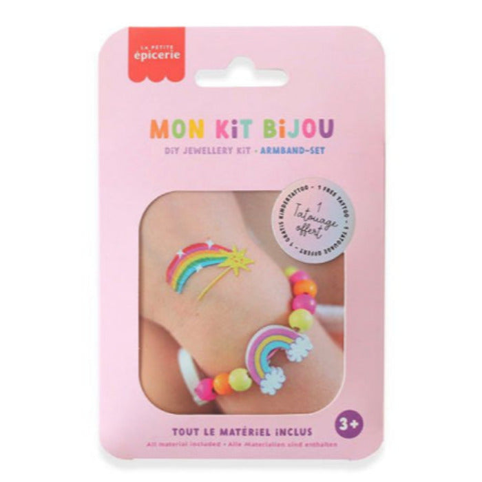 Schmuck Bastelset - Kinderarmband Regenbogen | la petite épicerie - toietmoi-laboutique