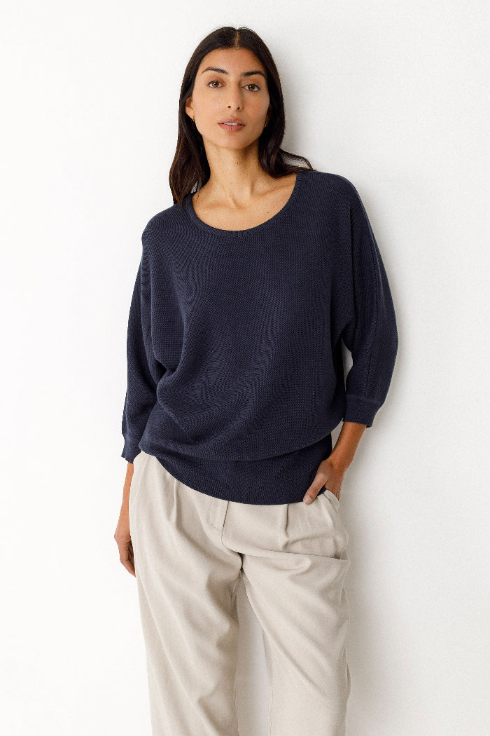 Sweatshirt NAIKE, navy | SKFK - toietmoi-laboutique