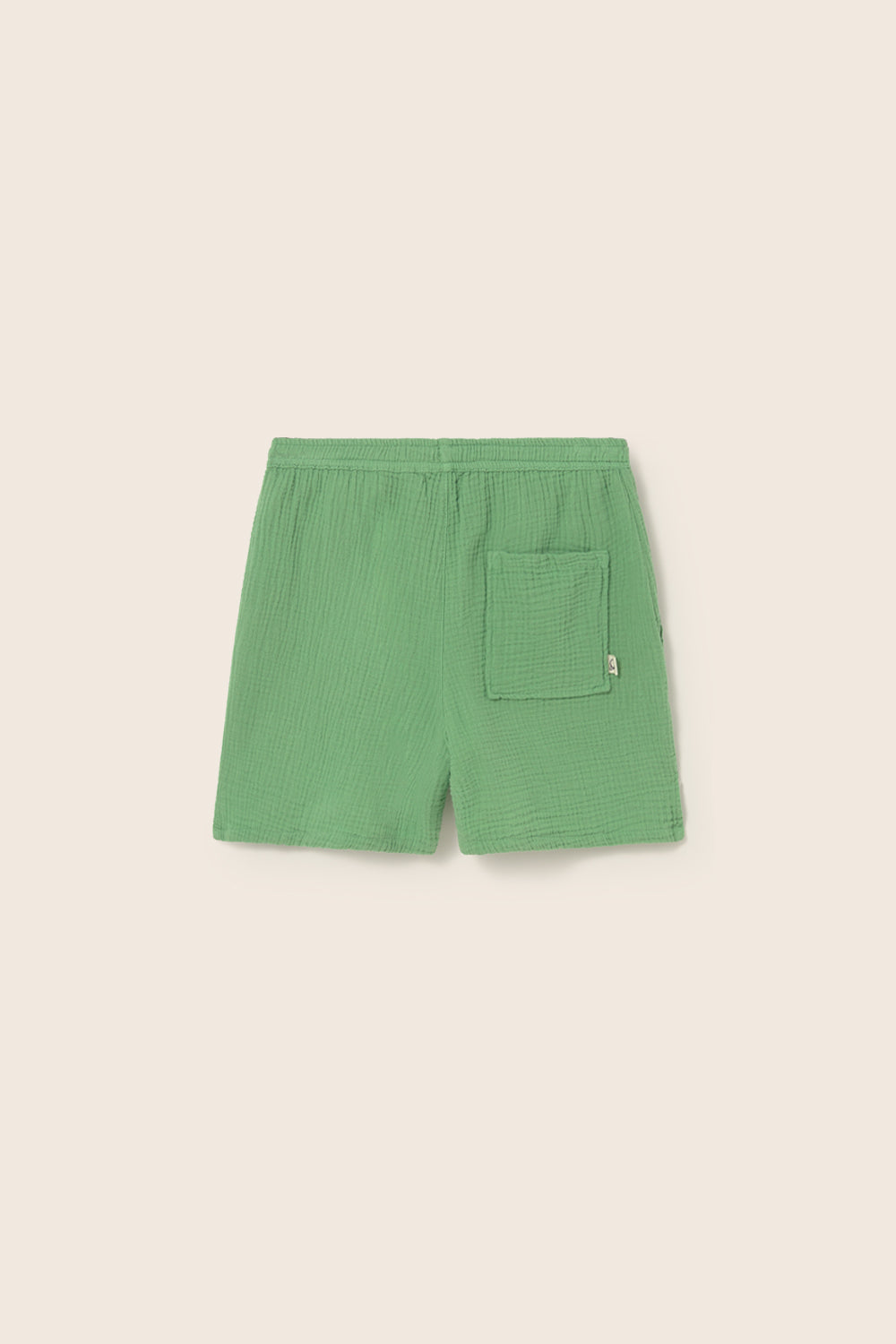 COVEK264s6, soft gauze cotton bermuda shorts green-soft gauze cotton | cozmo - toietmoi-laboutique