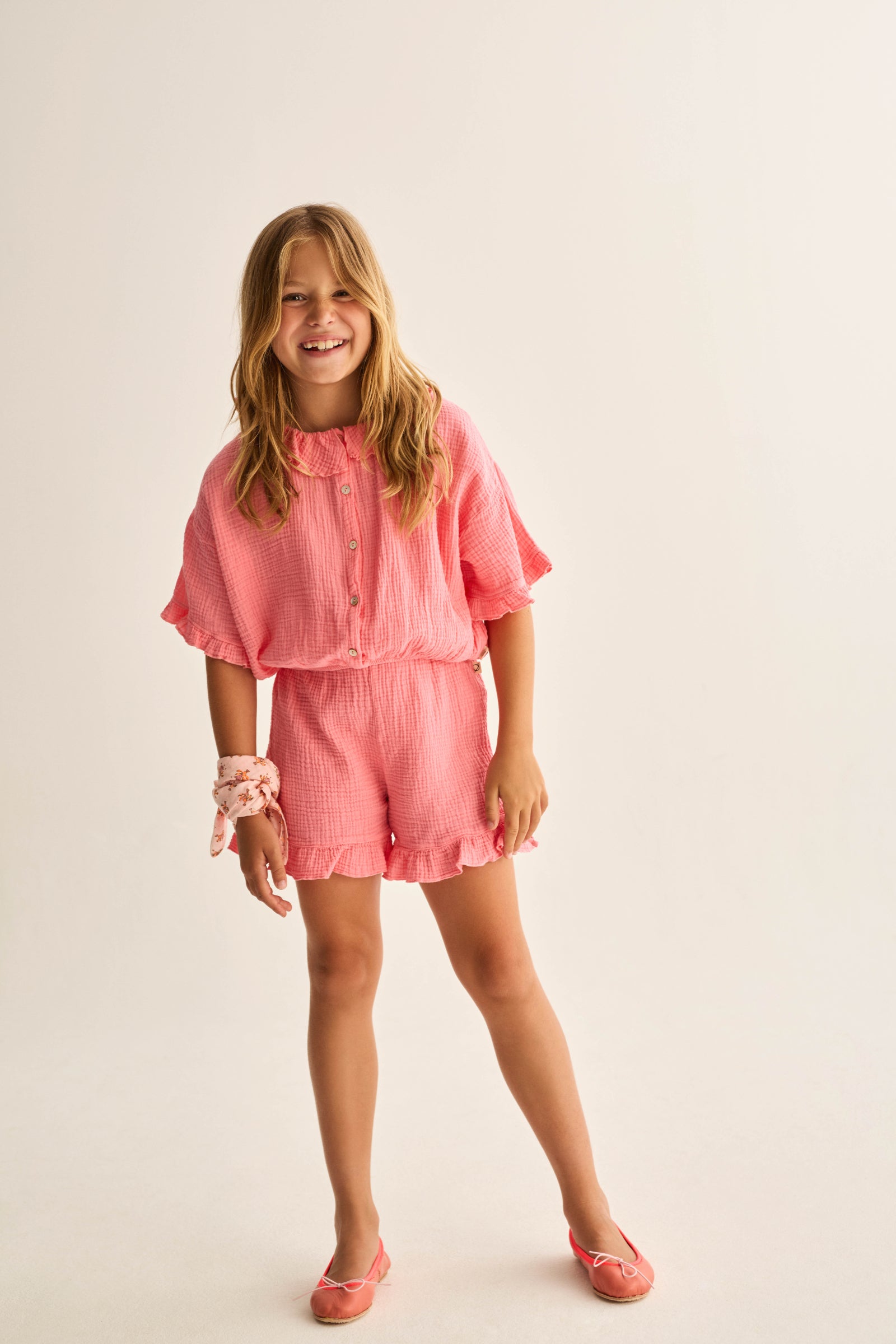 ZINNIAK264s6, candy pink-soft gauze cotton | cozmo - toietmoi-laboutique