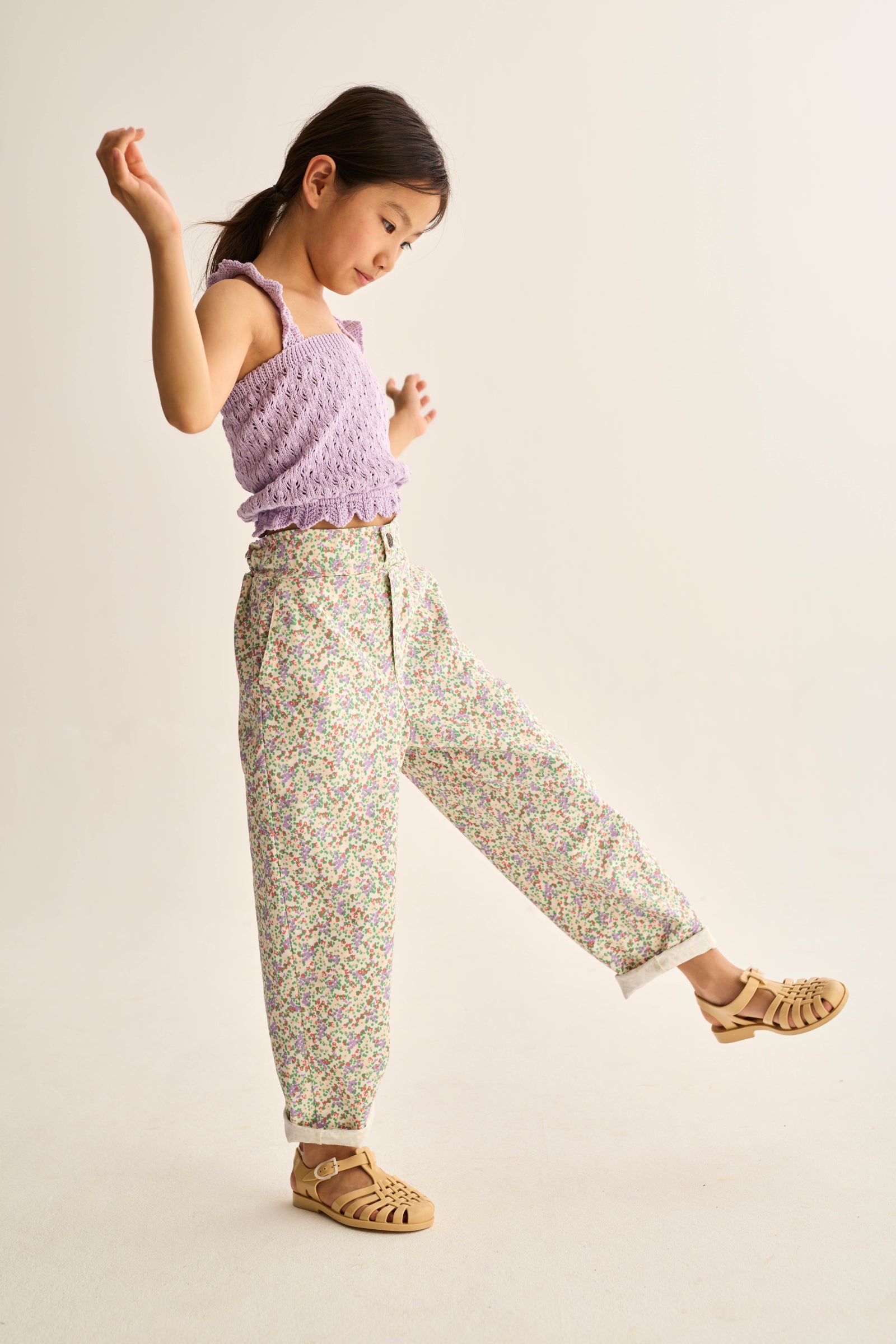 PAOLAK319s6, multi-floral twill cotton | cozmo - toietmoi-laboutique