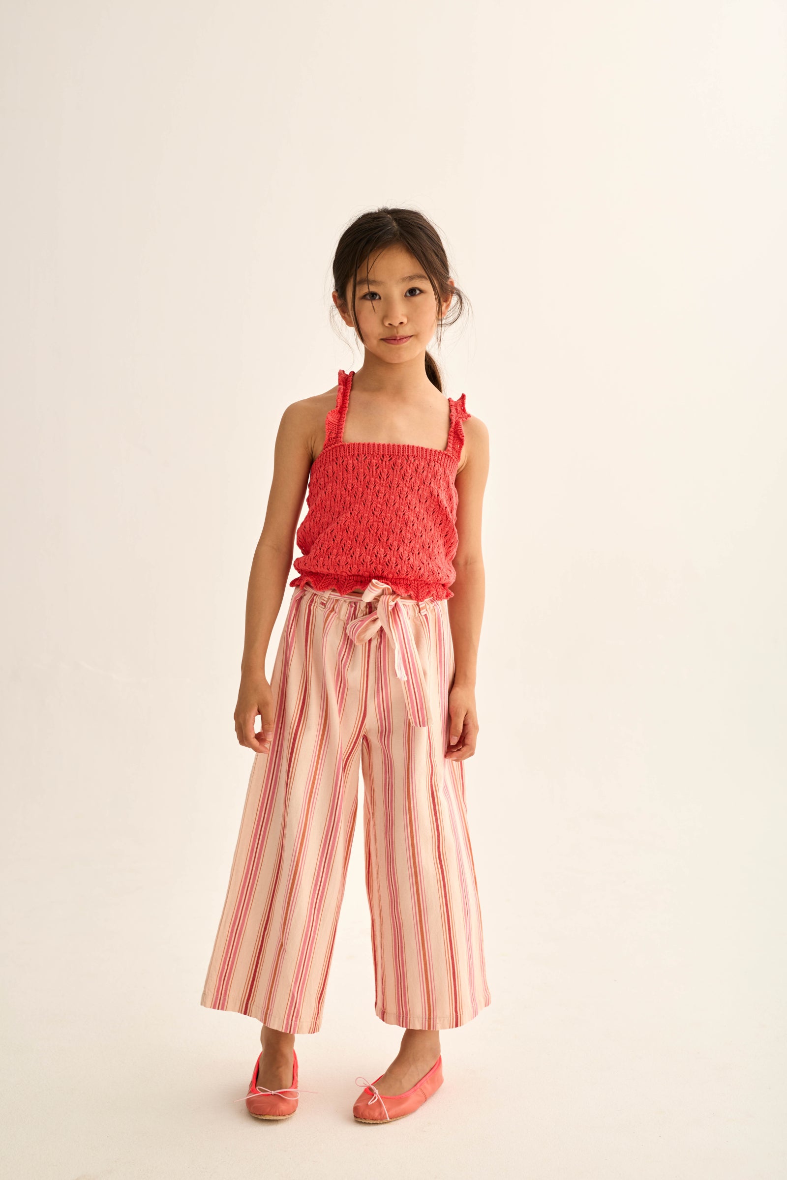 SENAK273s6, pink-striped cotton | cozmo - toietmoi-laboutique