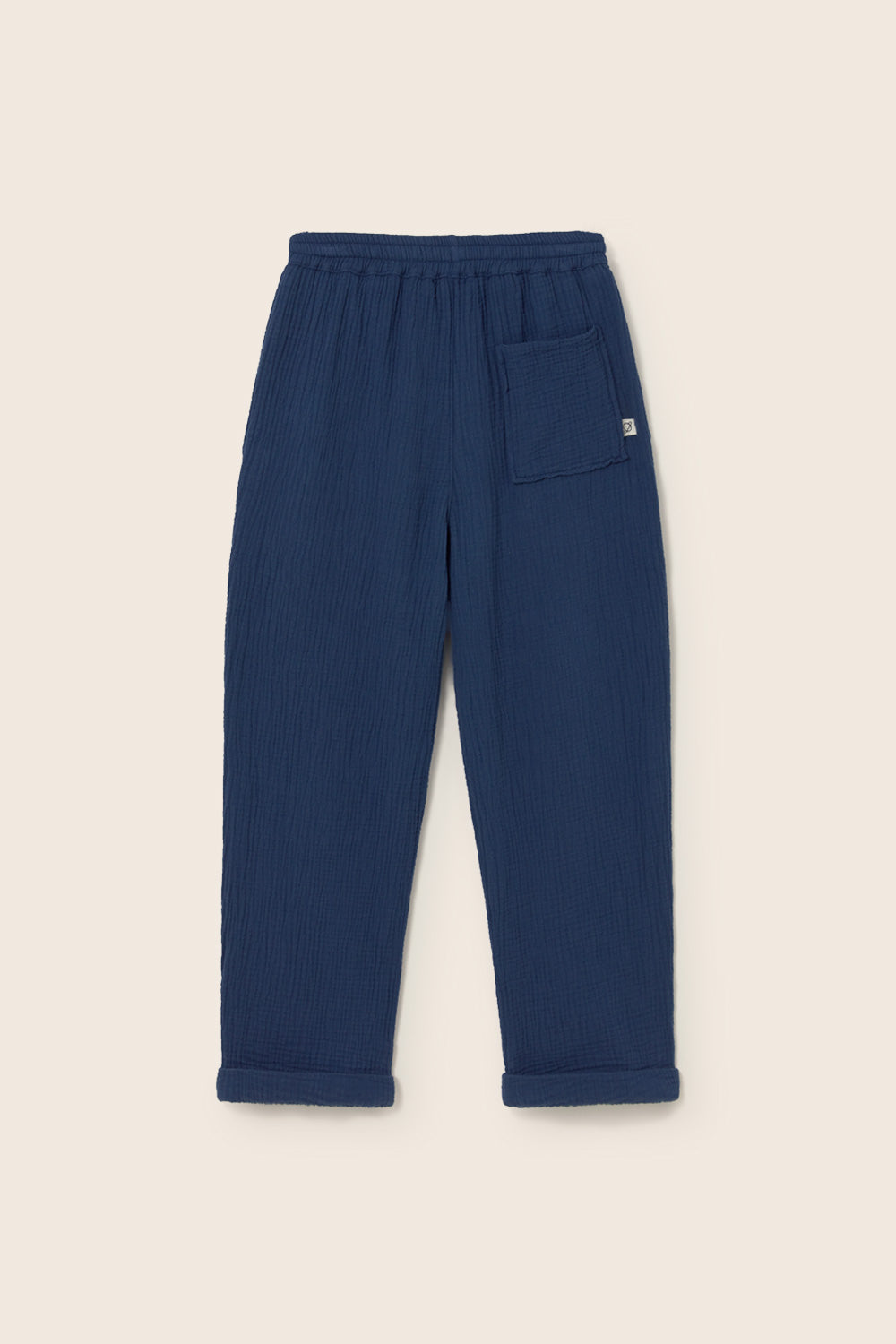 IKERK264s6, navy-soft gauze cotton | cozmo - toietmoi-laboutique