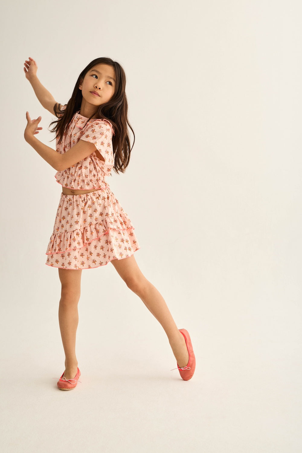 MOLLYK241s6, cloud pink-indian flower print | cozmo - toietmoi-laboutique