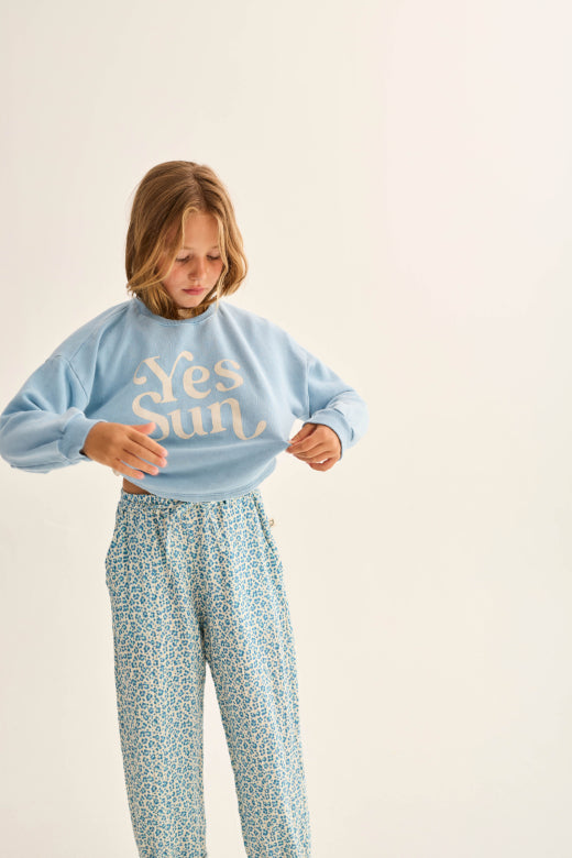 COZMO Sweatshirt, yes sun/himmelblau | cozmo - toietmoi-laboutique