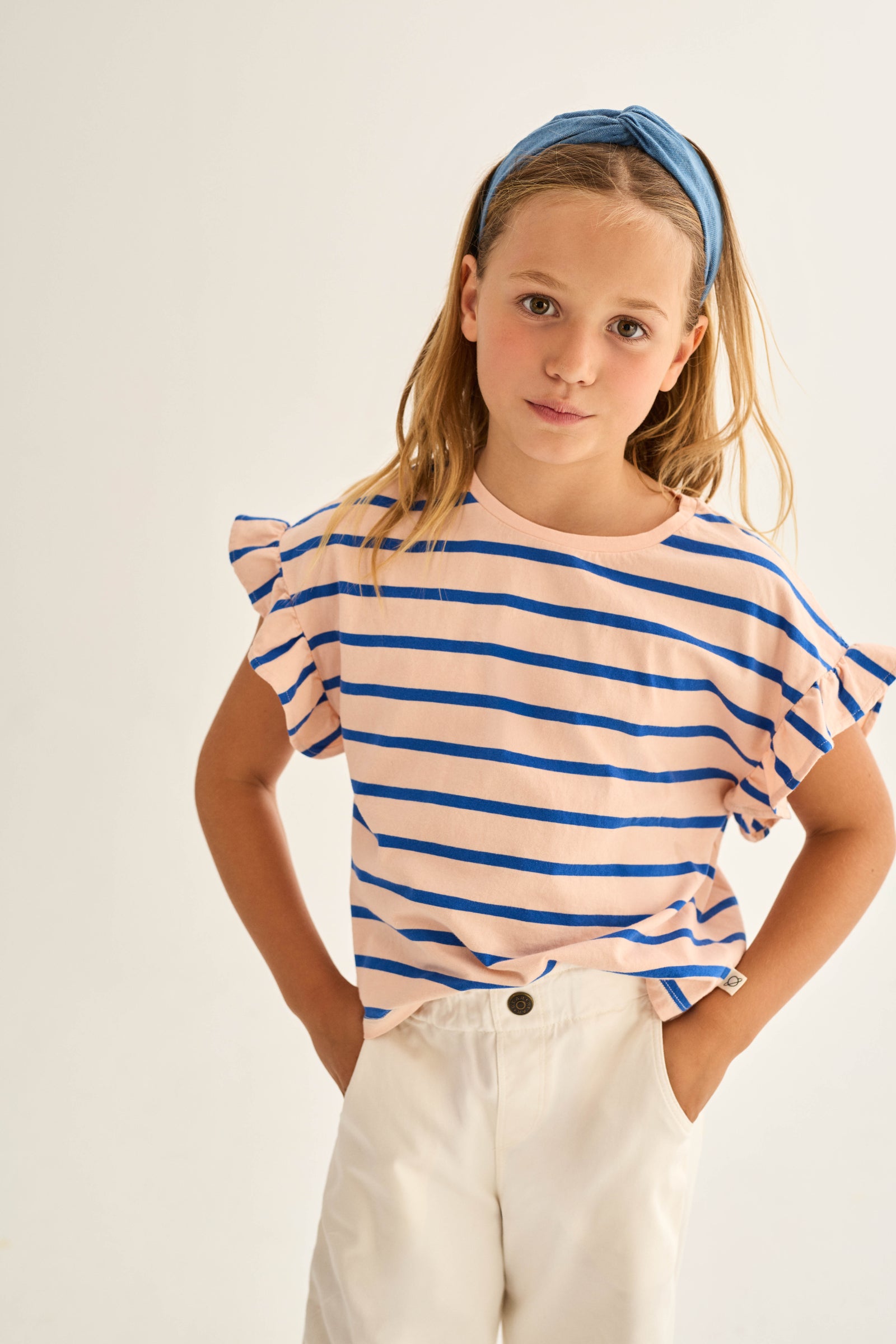 ARIAK329s6, cloud pink-striped jersey cotton | cozmo - toietmoi-laboutique